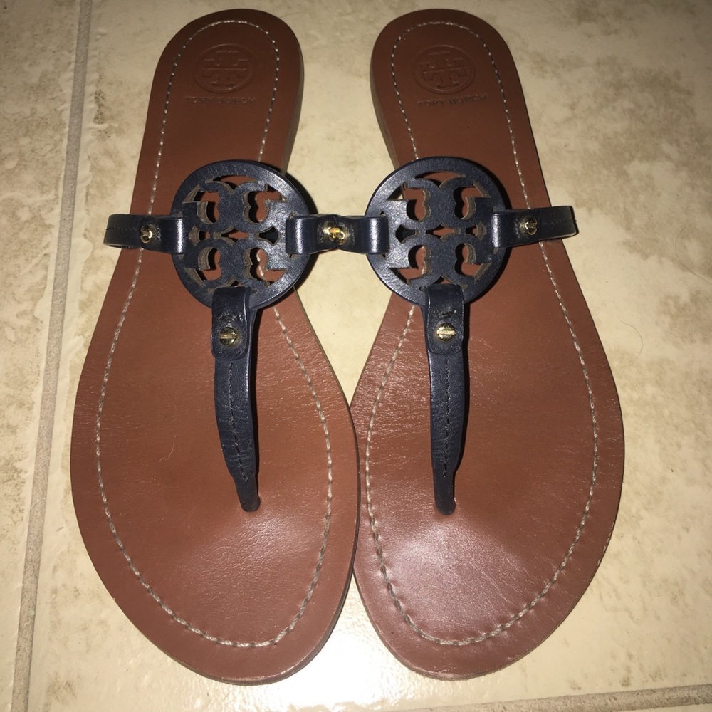 Tory Burch Mini Miller Sandal - Navy